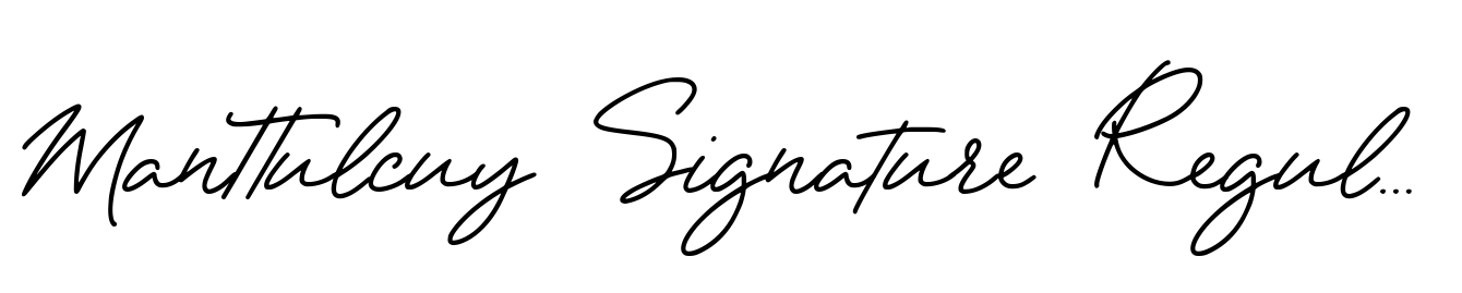 Manttulcuy Signature Regular